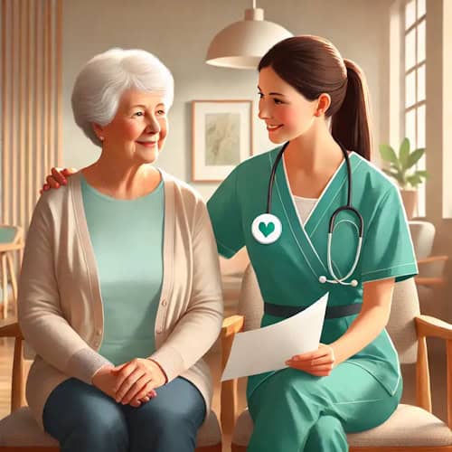 Begleitung zu Ärzten Arztbegleitung für Senioren – Betreuungskraft begleitet zum Termin